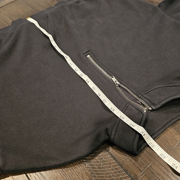 Banana Republic Black 1/4 Zip Fleece Women's XS - Picture 8 of 13